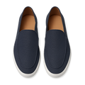 Canvas Yacht Loafers - Mazzenor Shoes