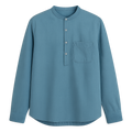 Cotton Chambray Pullover - Mazzenor Shirts