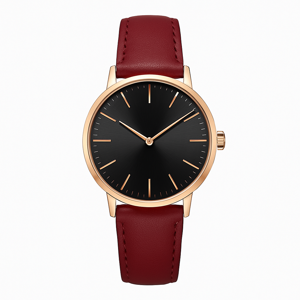 Crimson Ember Watch - Mazzenor Watches