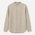 Linen Granddad Shirt - Mazzenor Shirts