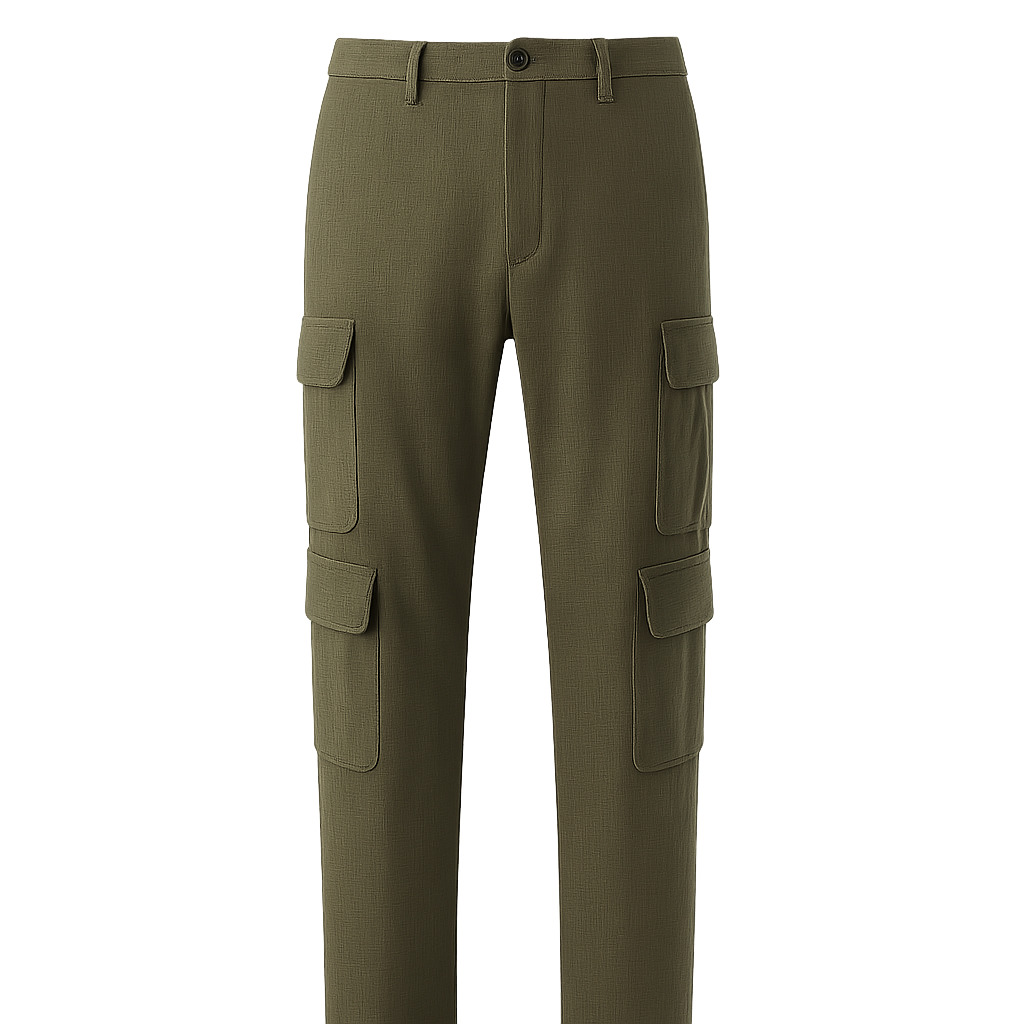 Olive Wool Cargo - Mazzenor Pants