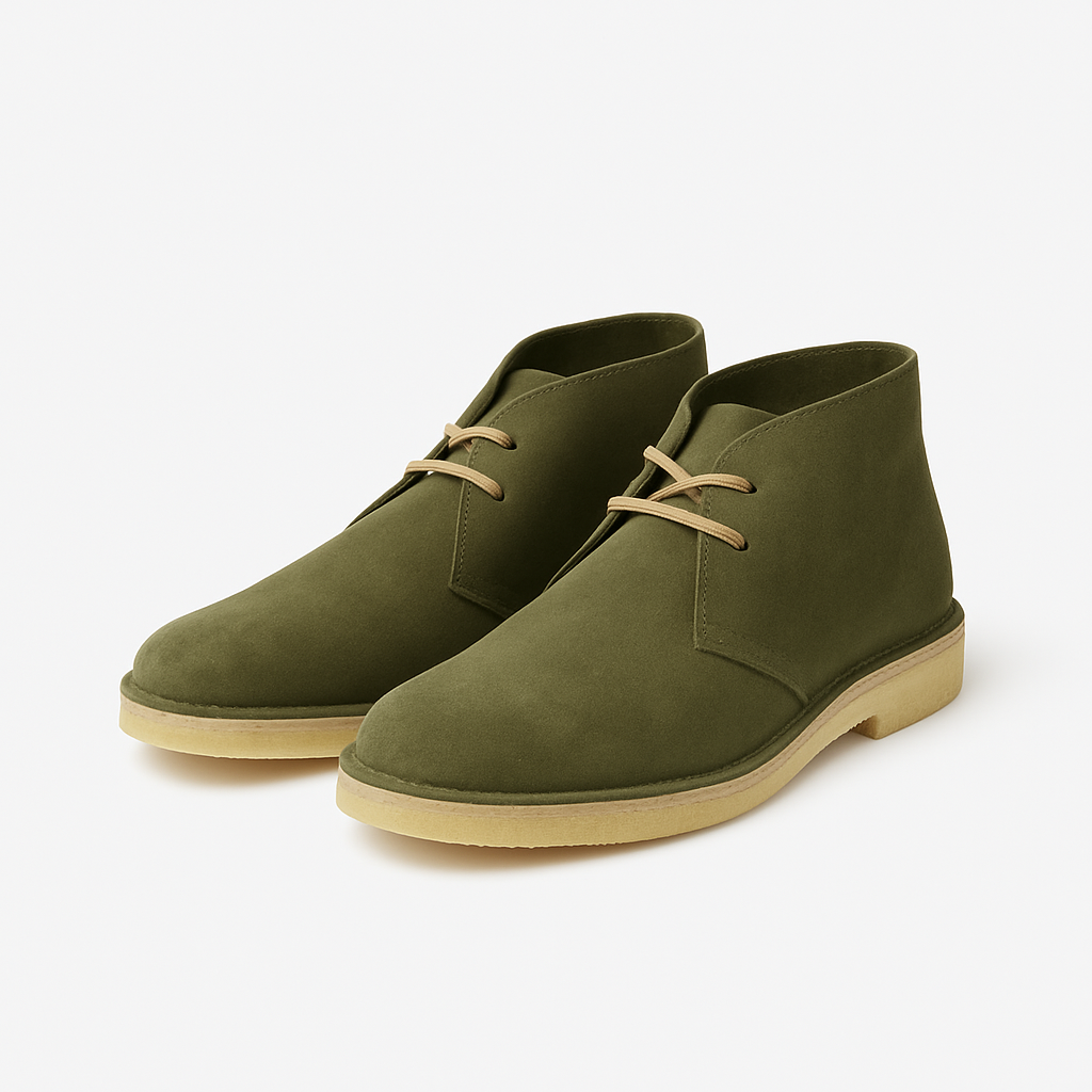 Suede Desert Boots - Mazzenor Shoes